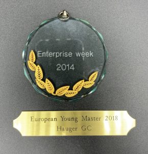 Gravure sur verre pour la enterprise week