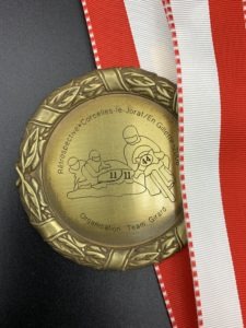 Gravure sur médaille sportive
