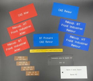 Gravure sur plaquettes signalétiques