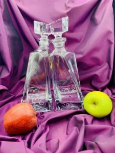 Gravure sur verre sur bouteilles