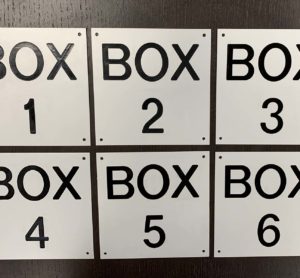 Plaque gravée sur métal alu