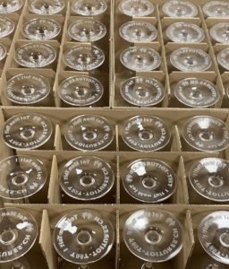 Gravure sur pieds de verre